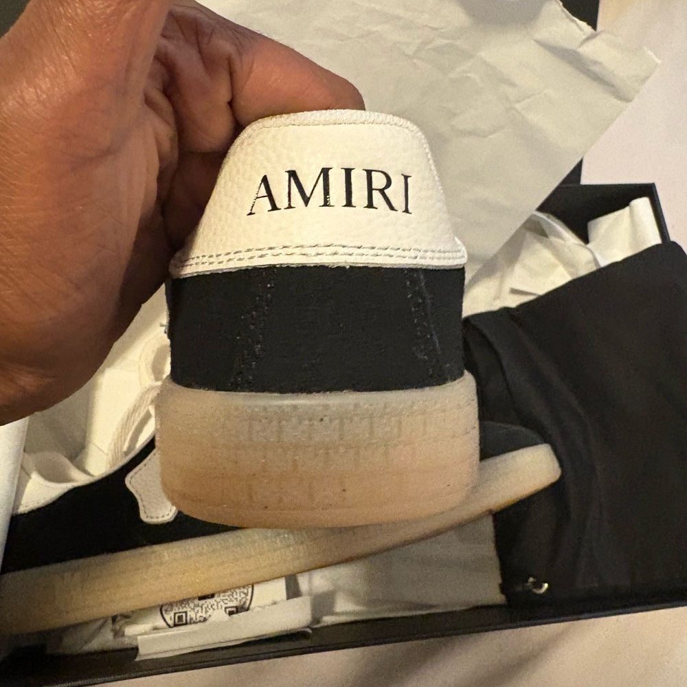 AMIRI Black and White Sneakers !!!***AUTHENTIC***!!! - Picture 10 of 16
